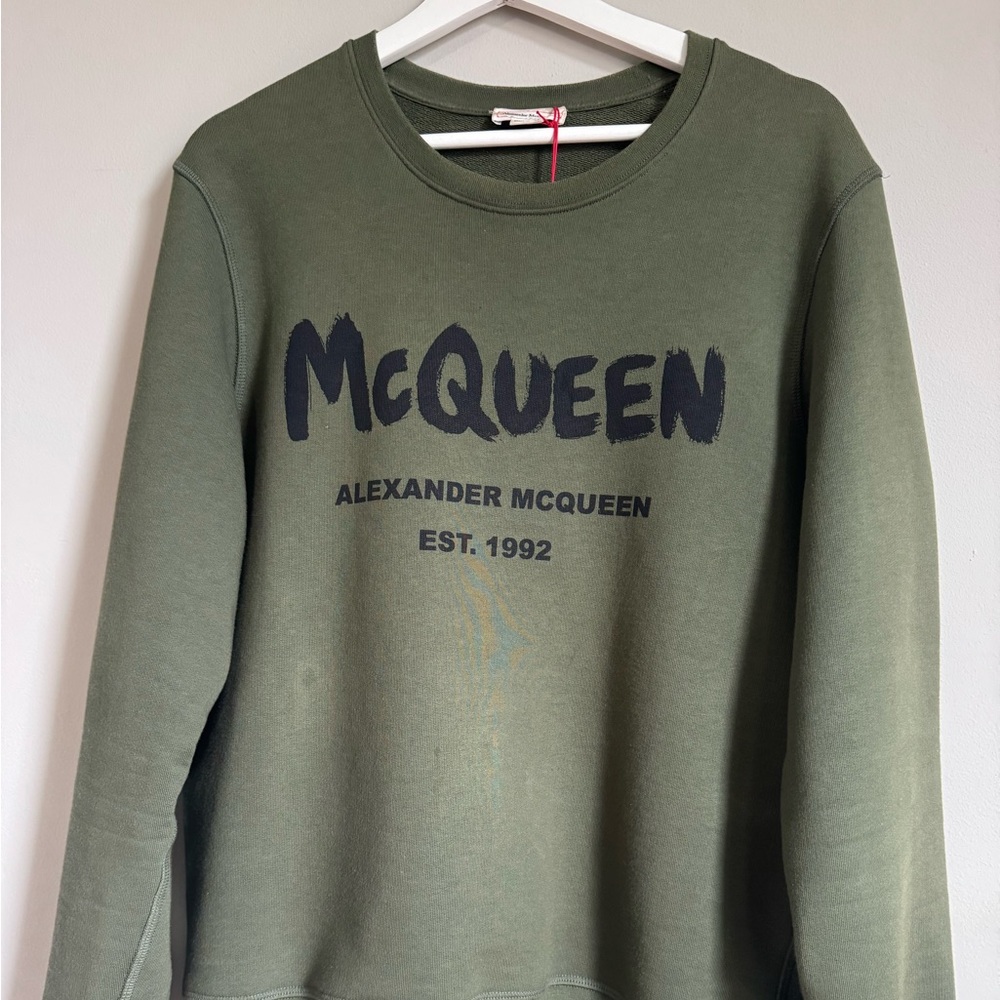 Alexander McQueen Green Sweatshirt